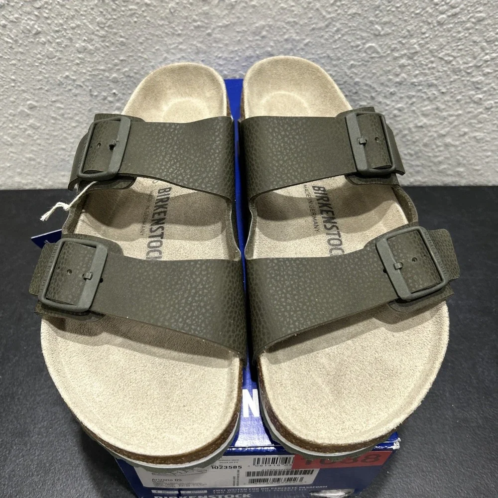 Birkenstock Arizona Birko-Flor Green EU 42 US L11 M9 Mens